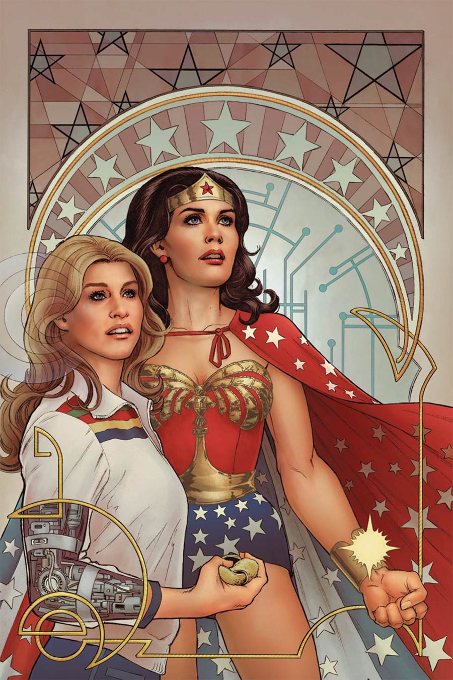 Wonder Woman 77 Meets The Bionic Woman #6 Cover D Incentive Nicola Scott Virgin Cover