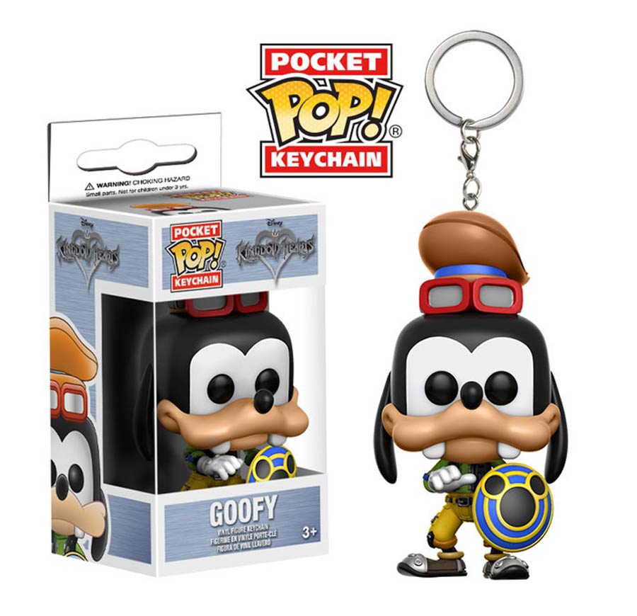 POP Disney Kingdom Hearts Goofy Vinyl Figure Pocket Keychain