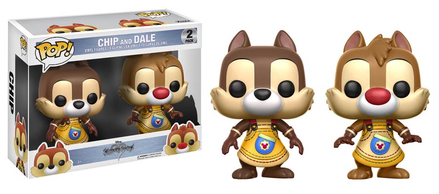 POP Disney Kingdom Hearts Chip And Dale 2-Pack Vinyl Figure