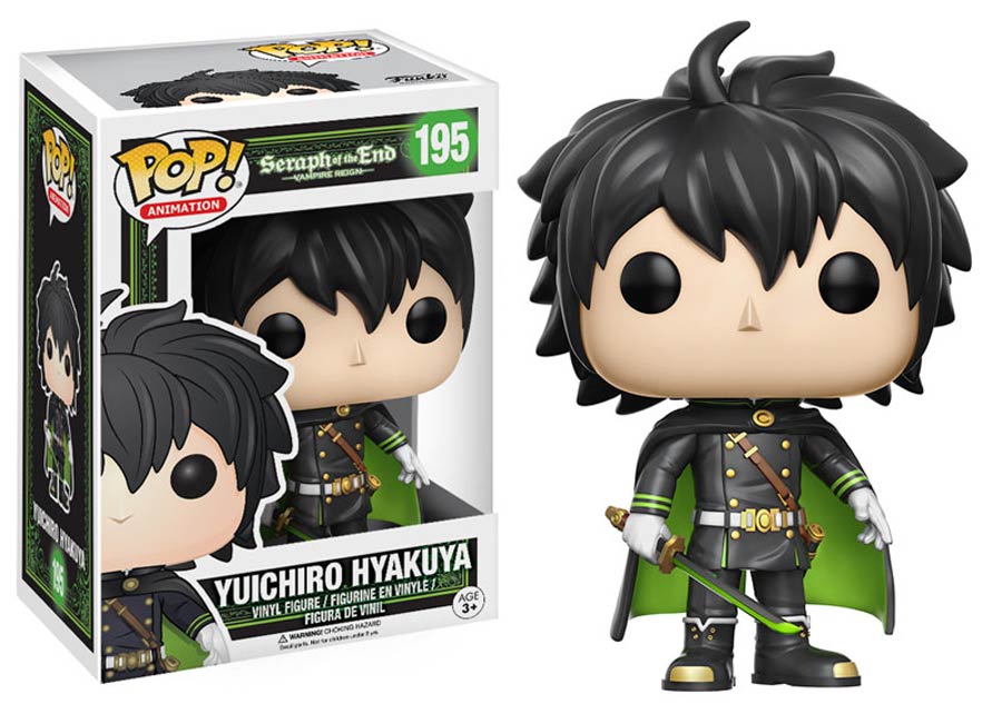 POP Animation 195 Seraph Of The End Yuichiro Hyakuya Vinyl Figure