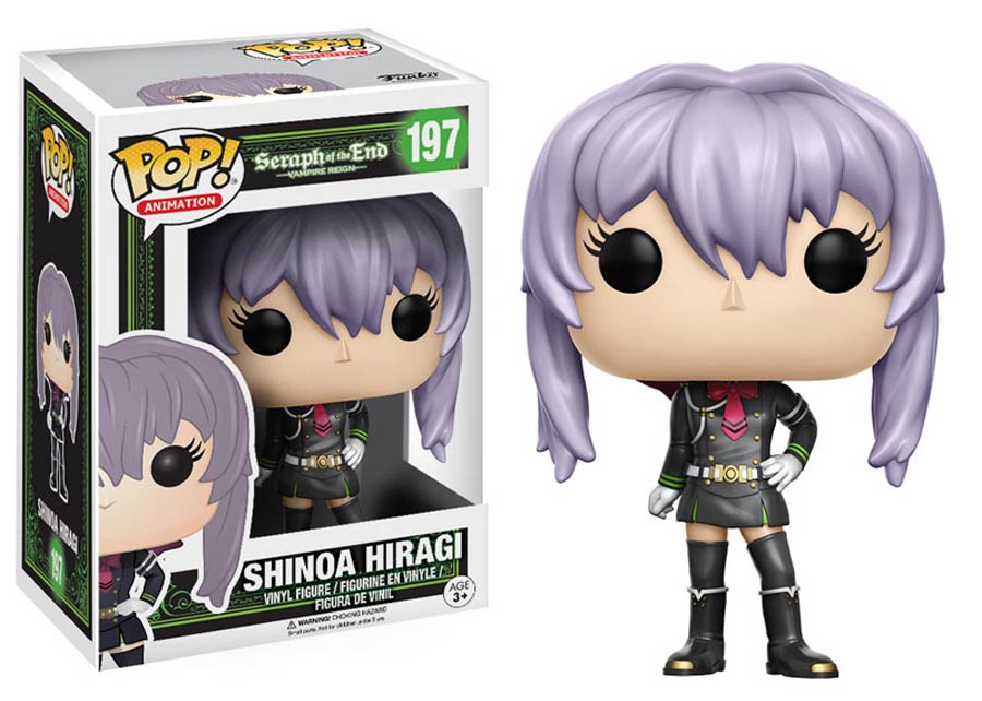 POP Animation 197 Seraph Of The End Shinoa Hiragi Vinyl Figure