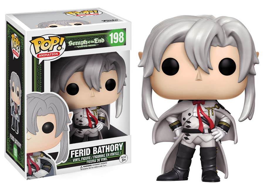 POP Animation 198 Seraph Of The End Ferid Bathory Vinyl Figure