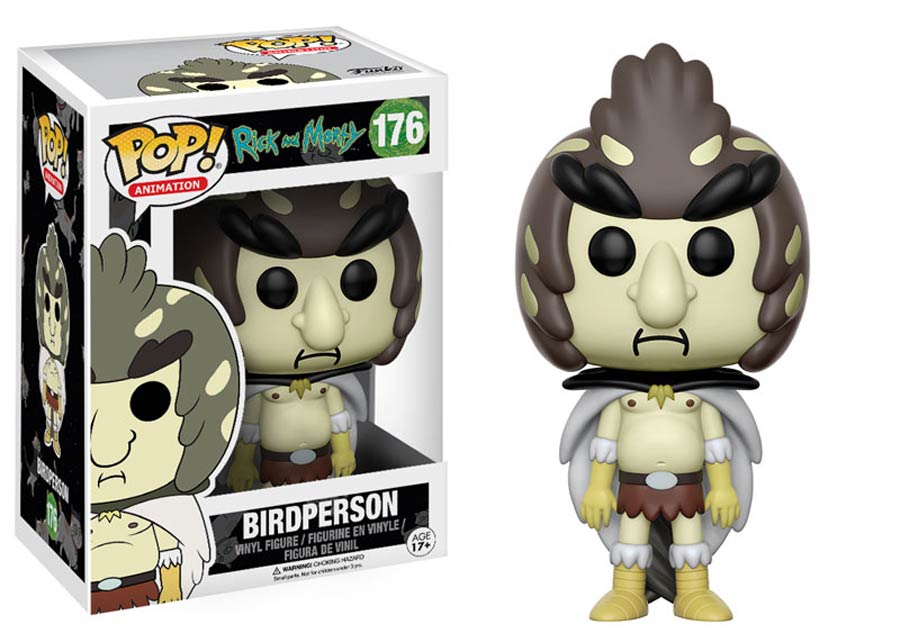POP Animation 176 Rick And Morty Birdperson Vinyl Figure