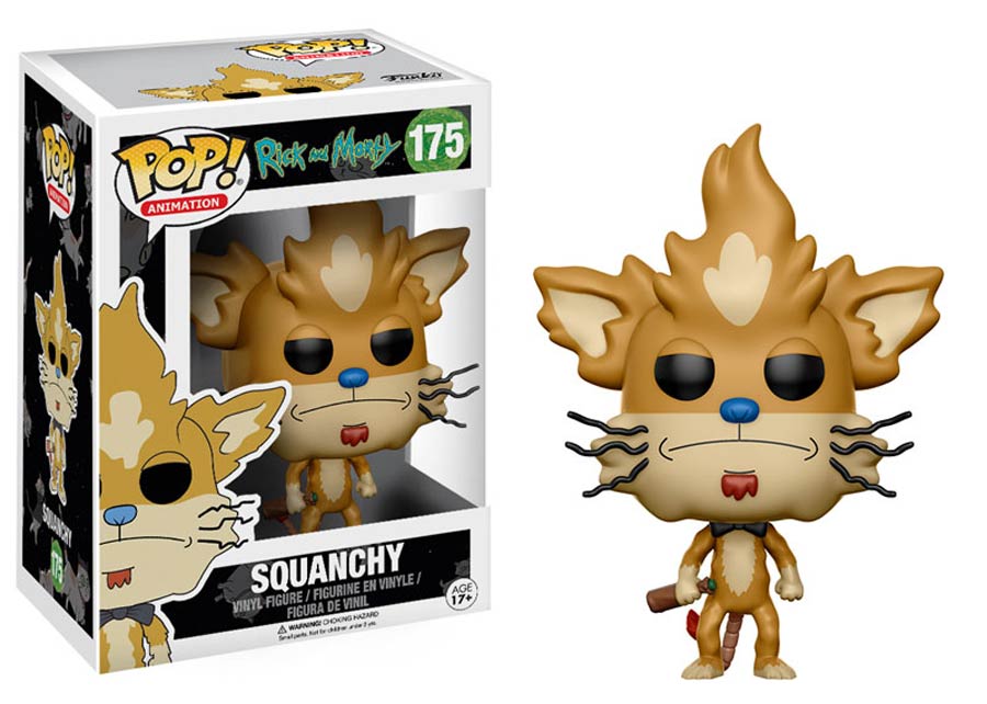 POP Animation 175 Rick And Morty Squanchy Vinyl Figure