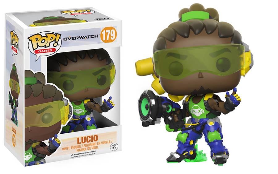 POP Games 179 Overwatch Lucio Vinyl Figure
