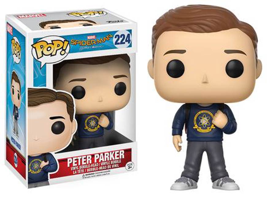 POP Marvel 224 Spider-Man Homecoming Peter Parker Vinyl Bobble Head