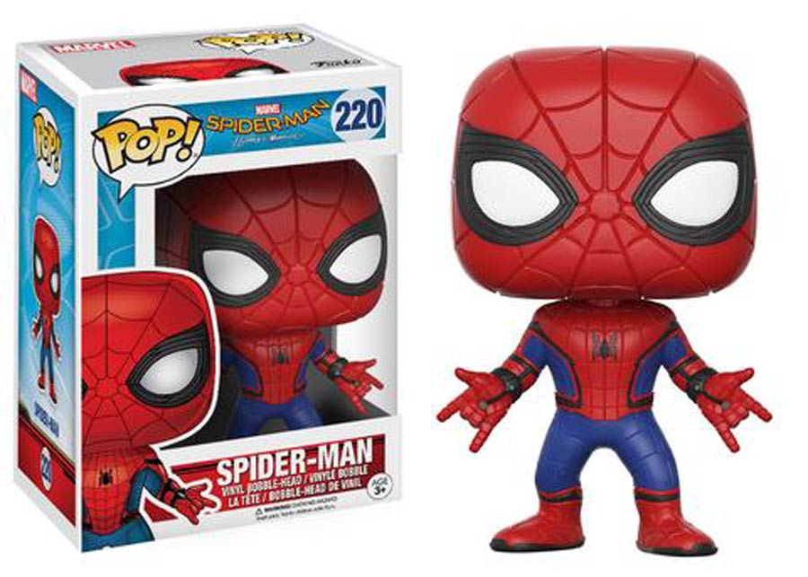 POP Marvel 220 Spider-Man Homecoming Spider-Man Vinyl Bobble Head