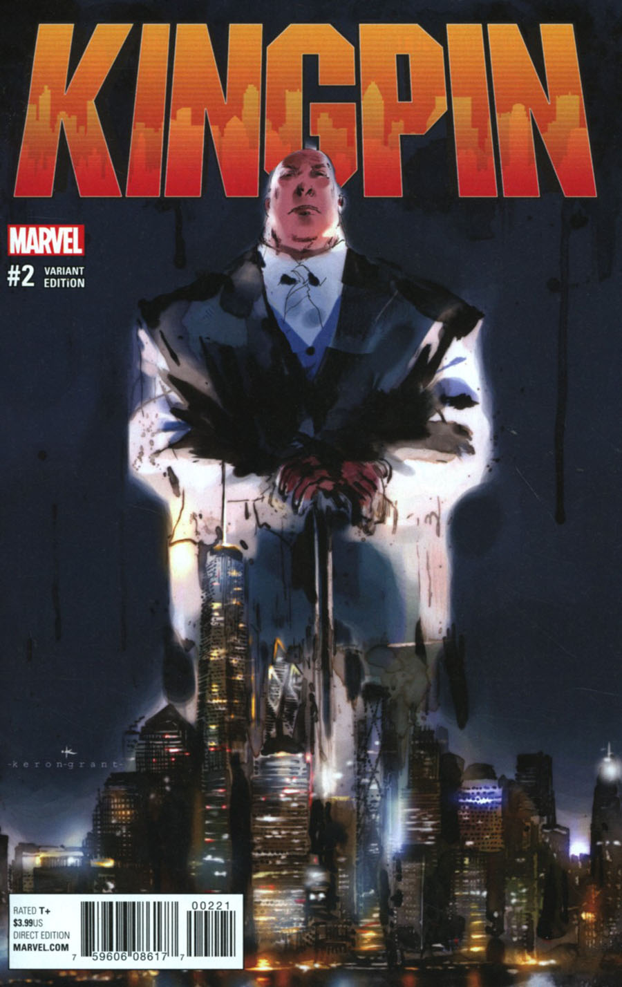 Kingpin Vol 2 #2 Cover C Incentive Keron Grant Variant Cover