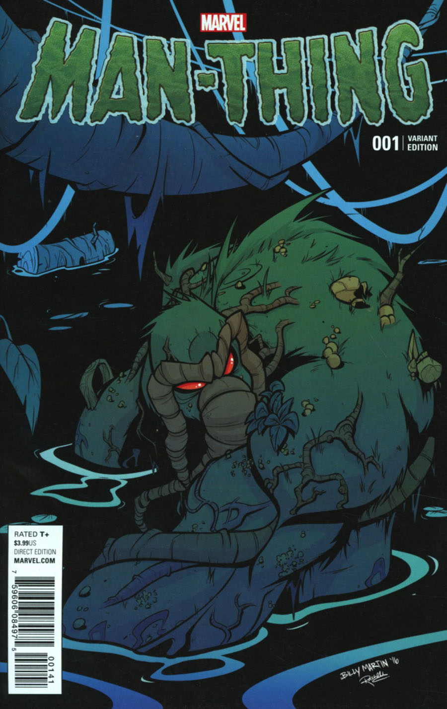 Man-Thing Vol 5 #1 Cover F Incentive Billy Martin Variant Cover