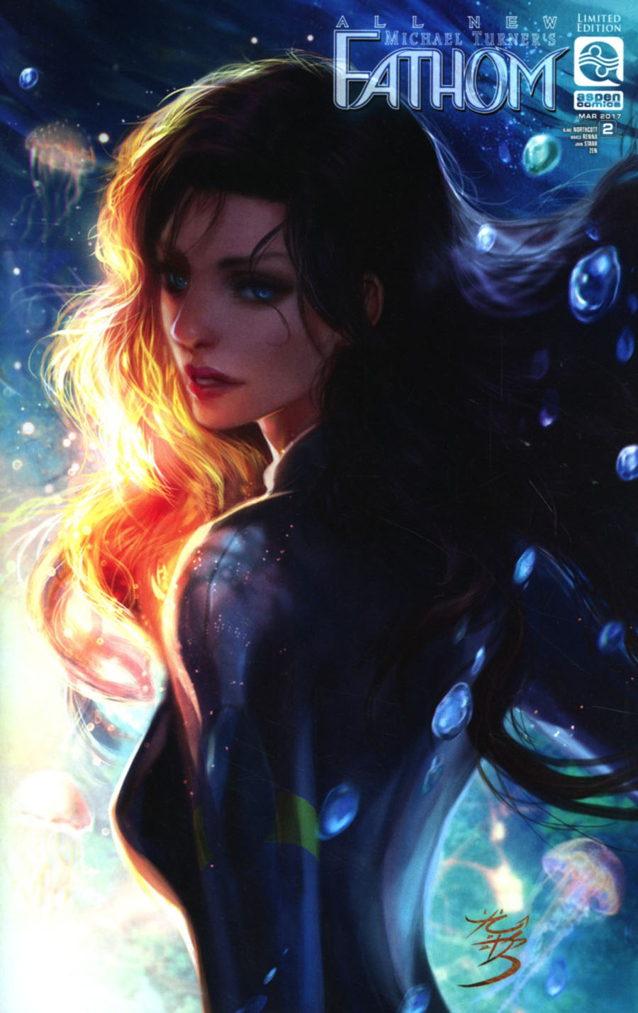 All New Fathom Vol 2 #2 Cover C Incentive Fan Yang Variant Cover