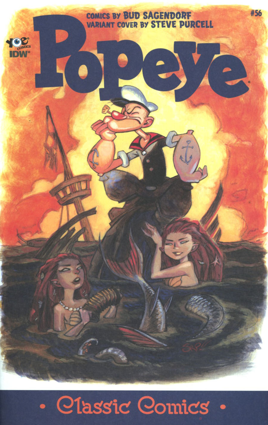 Classic Popeye #56 Cover B Incentive Steve Purcell Variant Cover