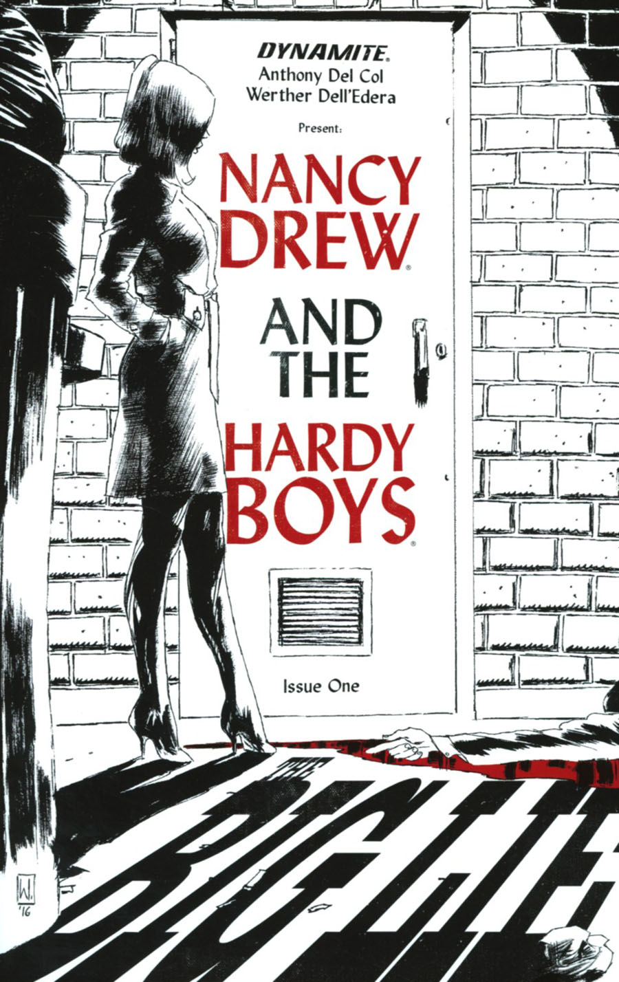 Nancy Drew And The Hardy Boys The Big Lie #1 Cover I Incentive Werther Delledera Variant Cover