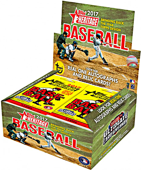 Topps 2017 Heritage Baseball Trading Cards Pack