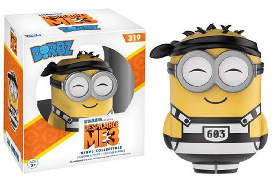 Dorbz 319 Despicable Me 3 Jail Time Phil Vinyl Figure