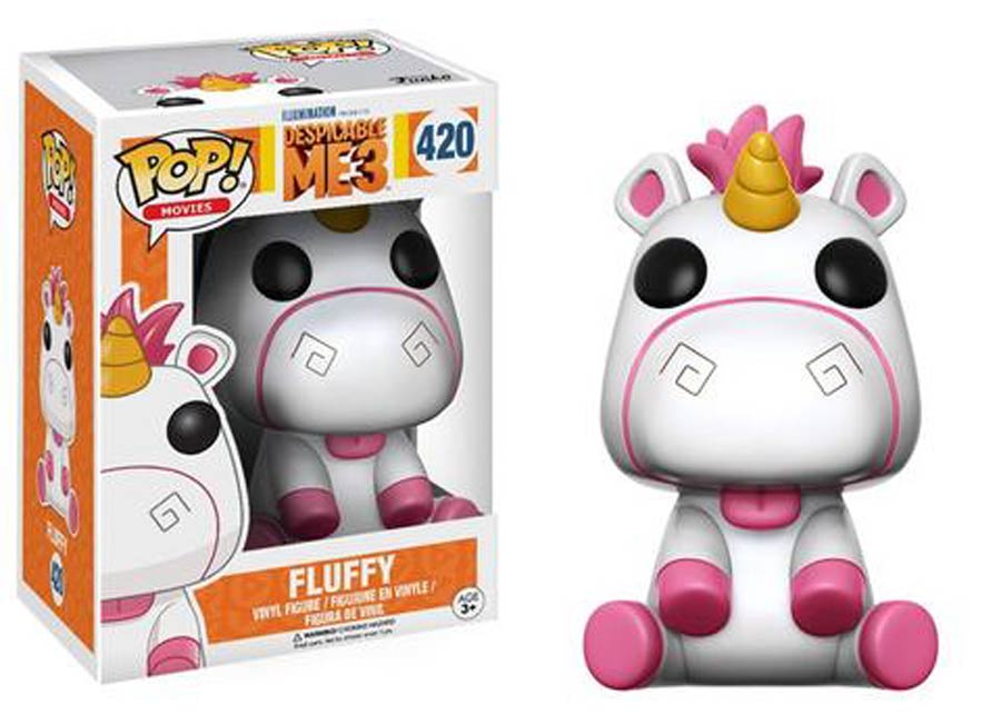 POP Movies 420 Despicable Me 3 Fluffy Vinyl Figure