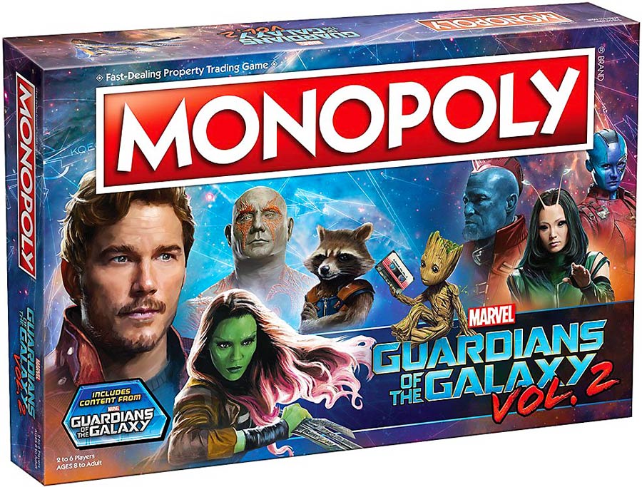 Monopoly Guardians Of The Galaxy Vol 2 Collectors Edition