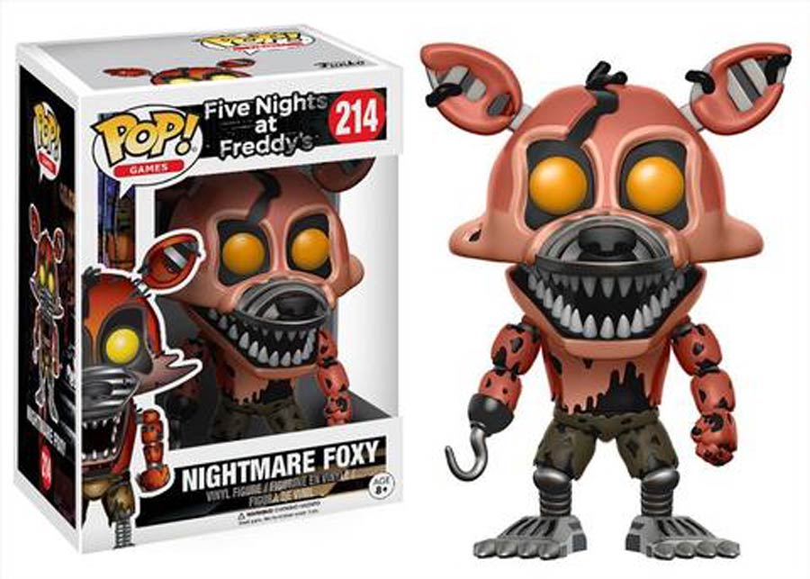 POP Games 214 Five Nights At Freddy Nightmare Foxy Vinyl Figure