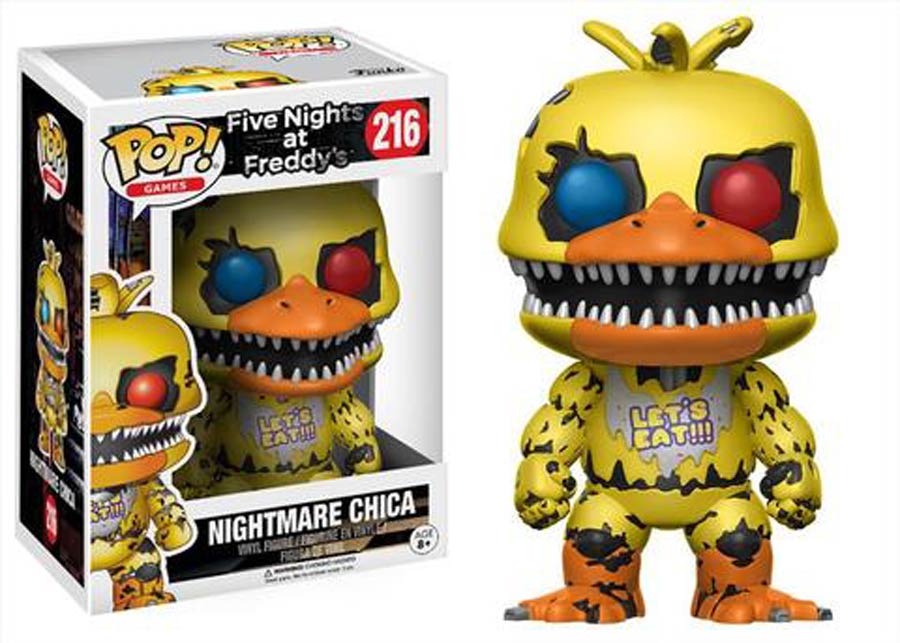 POP Games 216 Five Nights At Freddy Nightmare Chica Vinyl Figure