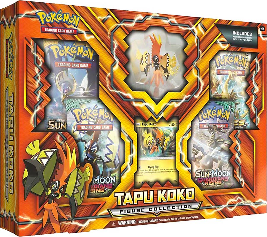 Pokemon TCG GX Tapu Koko Figure Collection Box