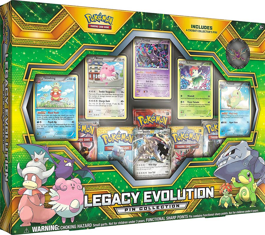 Pokemon TCG Legacy Evolution Pin Collection