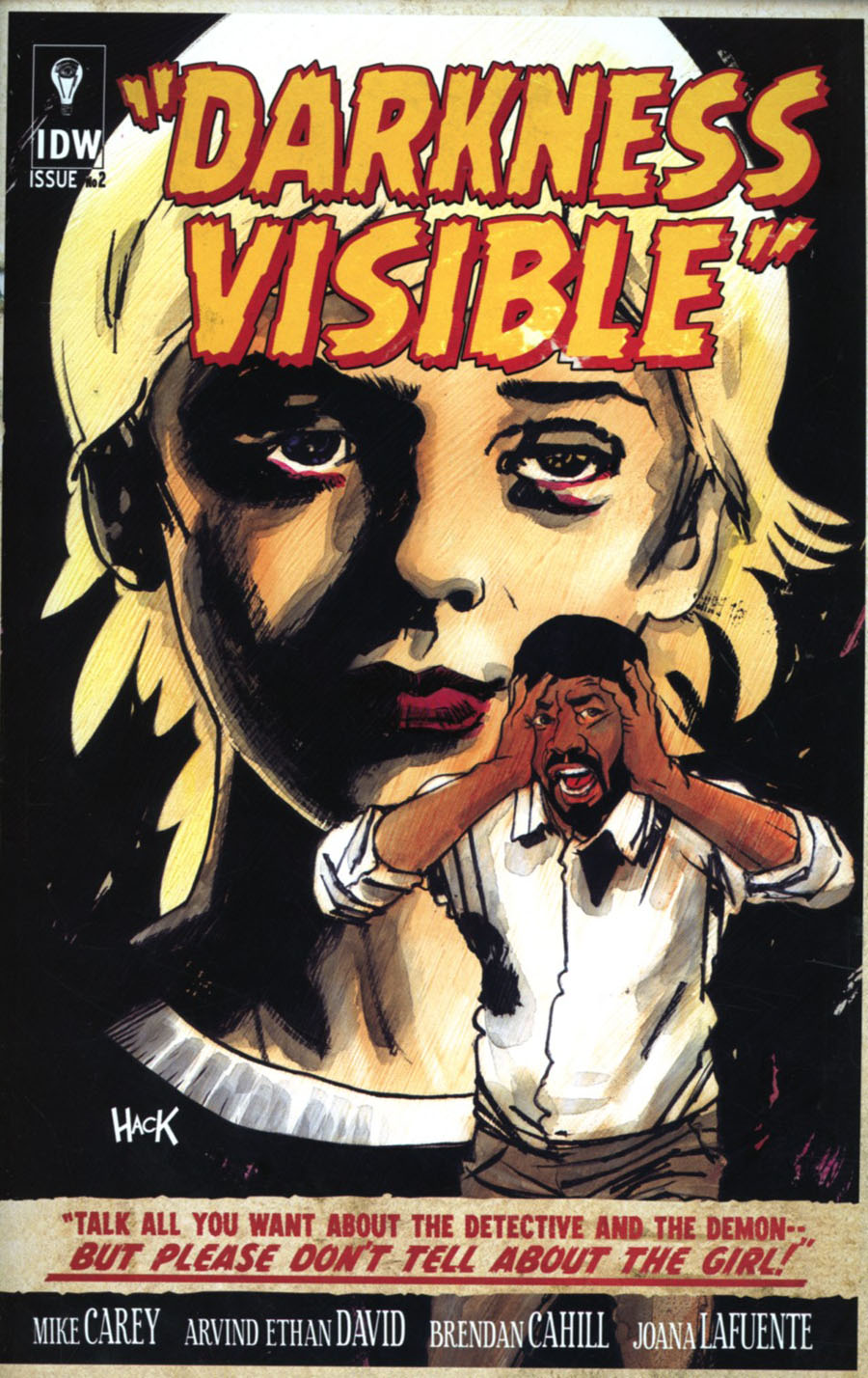 Darkness Visible #2 Cover C Incentive Robert Hack Variant Cover