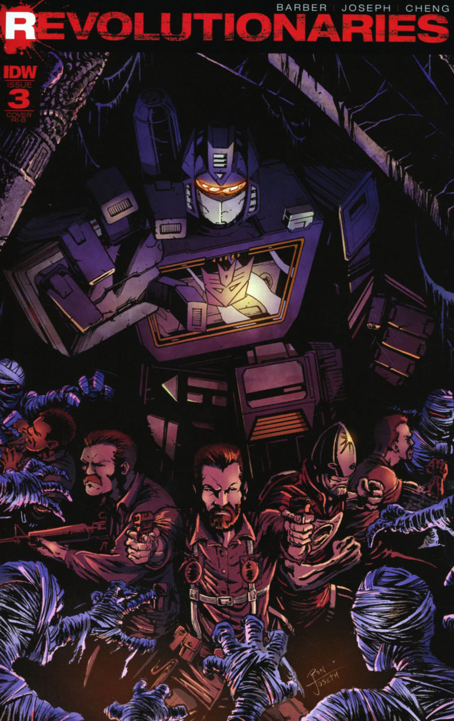 Revolutionaries #3 Cover C Variant Ron Joseph Soundwave Cover