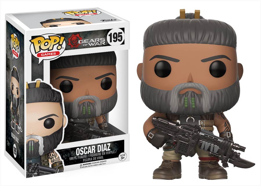 POP Games 195 Gears Of War Oscar Diaz Vinyl Figure