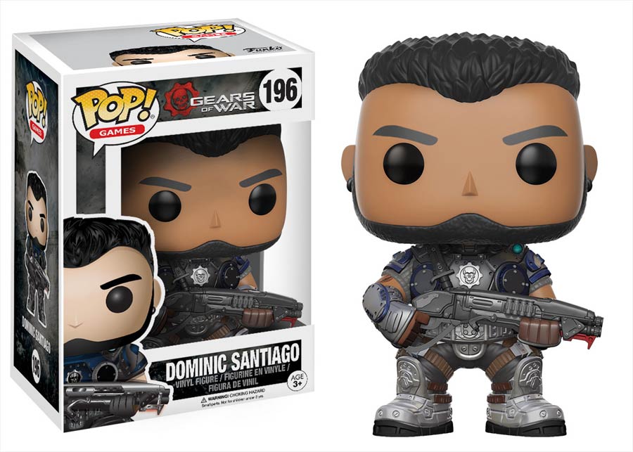 POP Games 196 Gears Of War Dominic Santiago Vinyl Figure