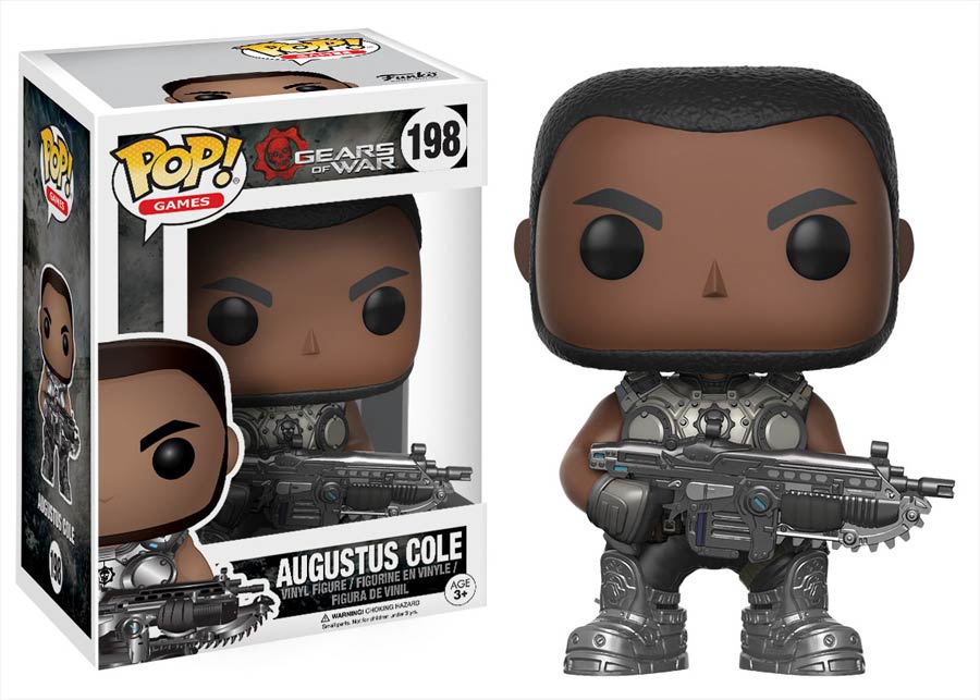 POP Games 198 Gears Of War Augustus Cole Vinyl Figure