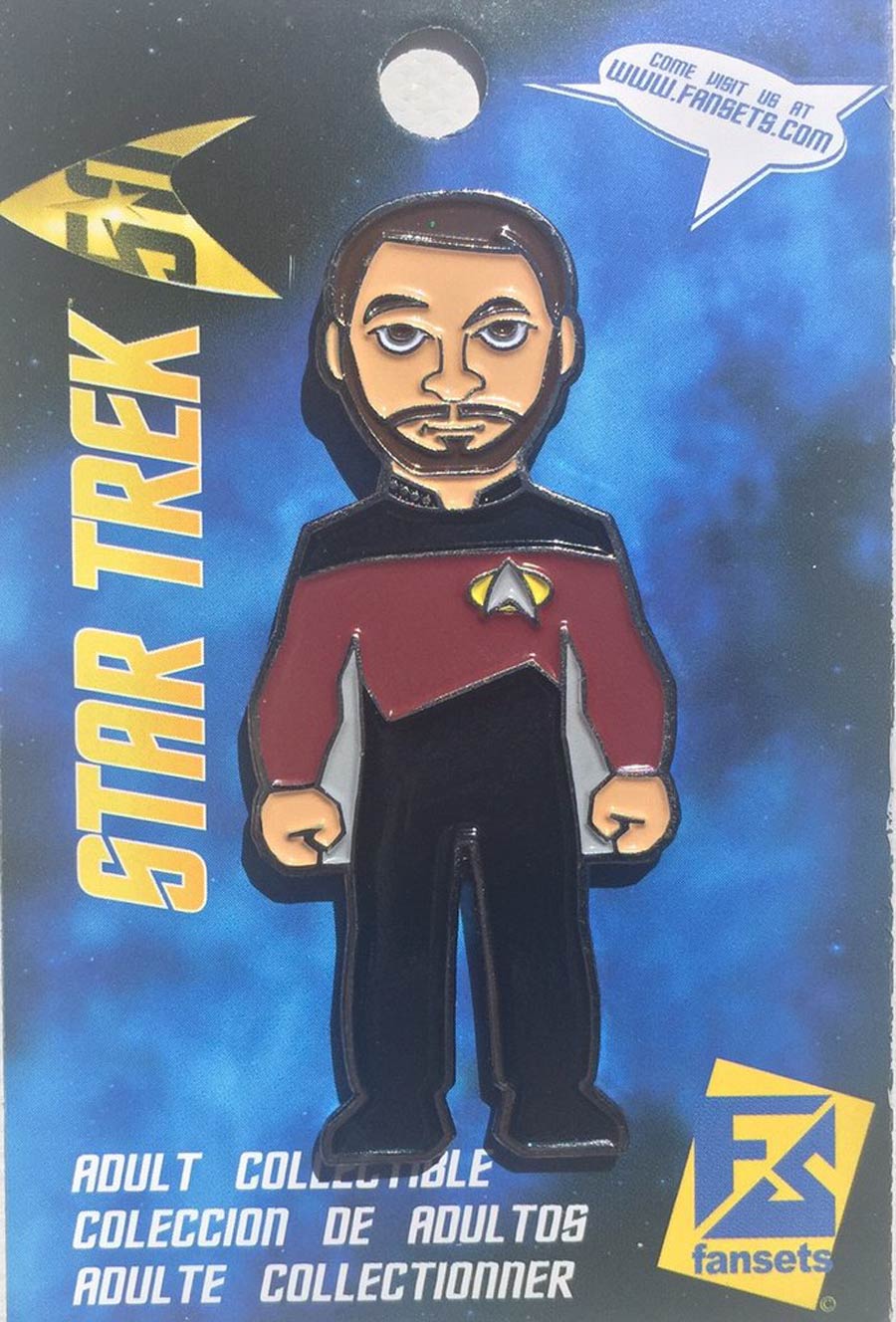 Star Trek Micro Crew Enamel Pin - Riker