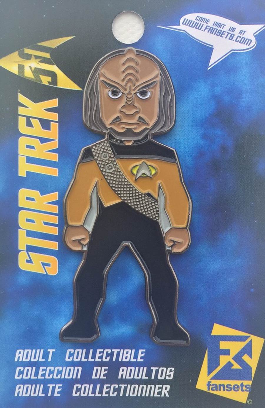 Star Trek Micro Crew Enamel Pin - Worf