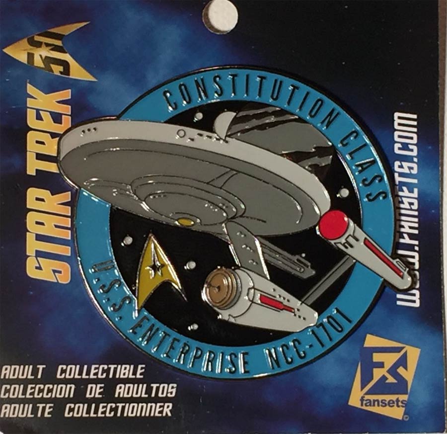 Star Trek Micro Fleet Enamel Pin - USS Enterprise NCC 1701