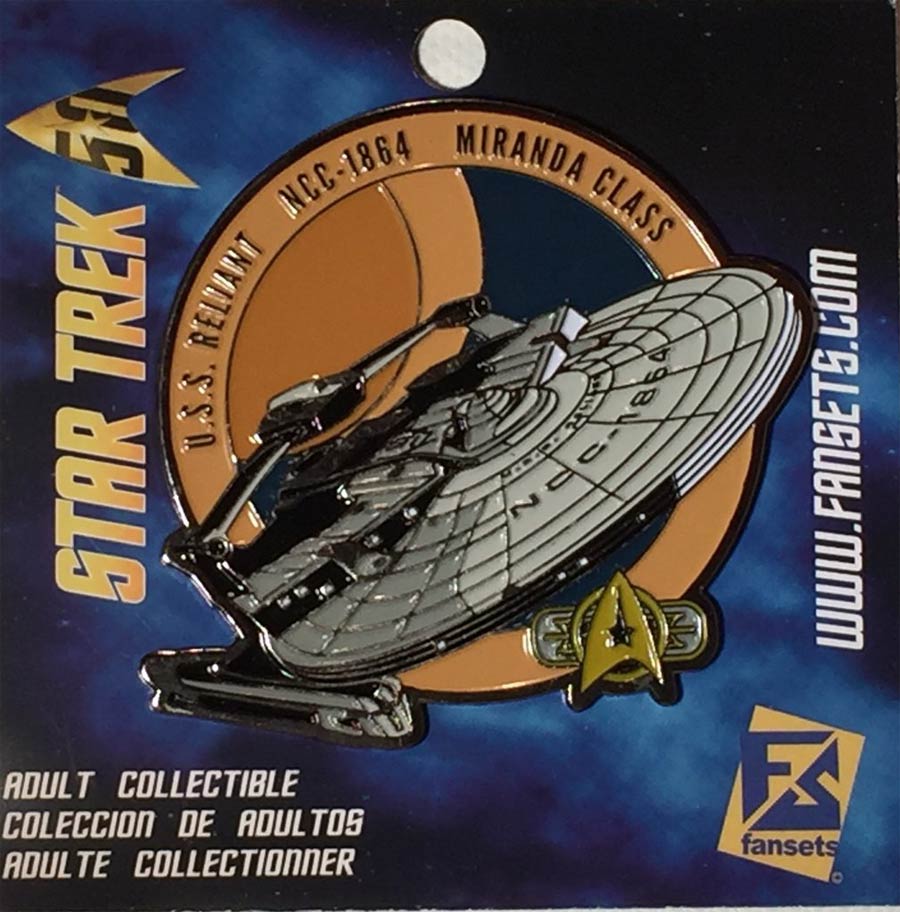 Star Trek Micro Fleet Enamel Pin - USS Reliant - NCC-1864