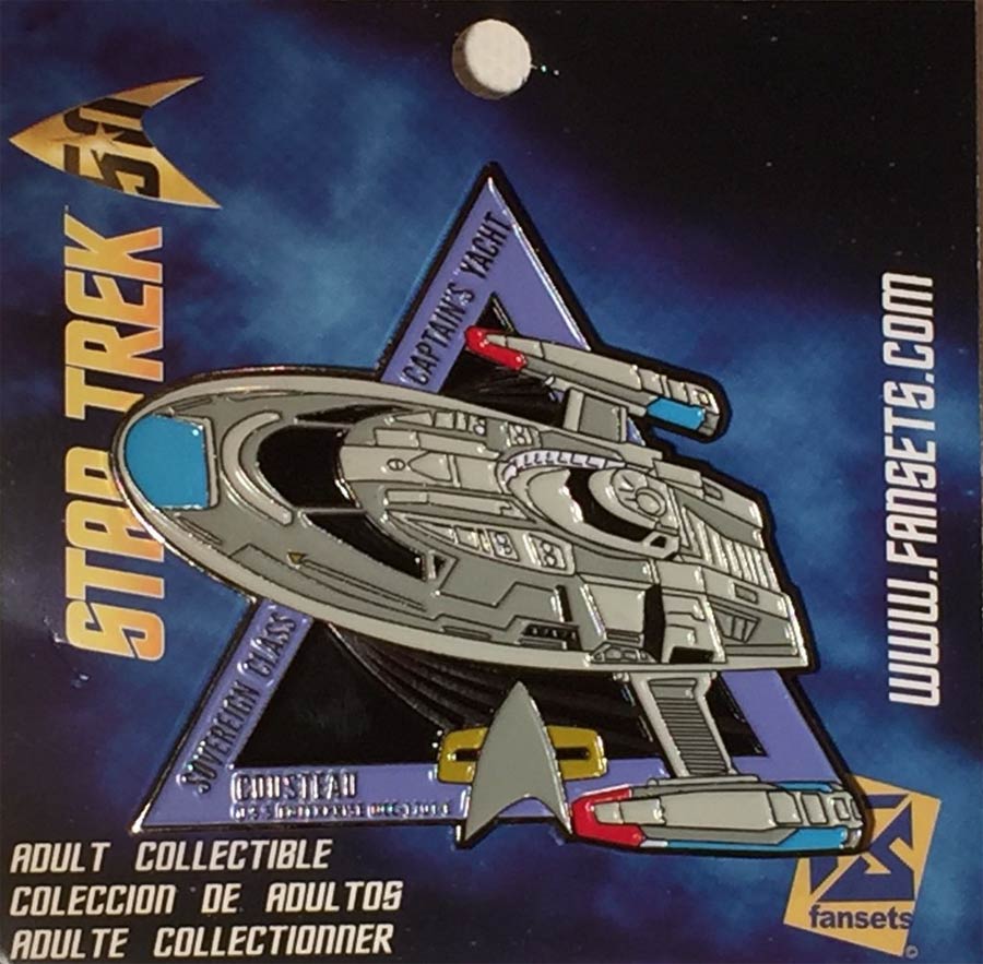 Star Trek Micro Fleet Enamel Pin - Captains Yacht - Cousteau