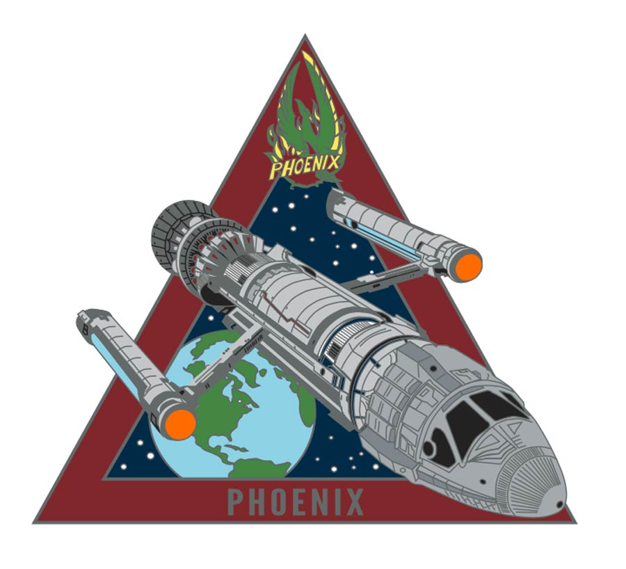 Star Trek Micro Fleet Enamel Pin - Phoenix