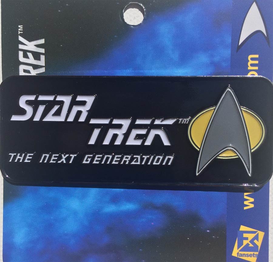 Star Trek The Next Generation Logo Enamel Pin