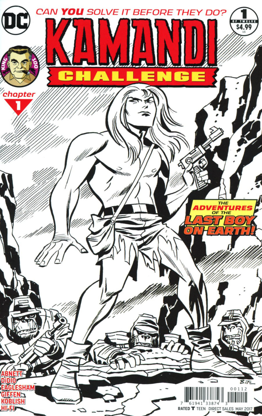 Kamandi Challenge #1 Cover D 2nd Ptg Bruce Timm Variant Cover