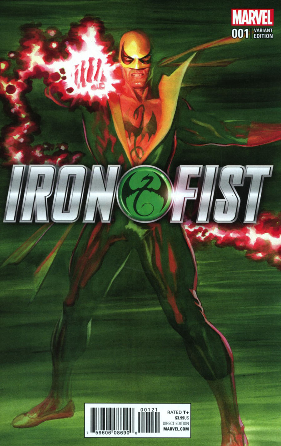 Iron Fist Vol 5 #1 Cover F Incentlve Alex Ross Color Variant Cover