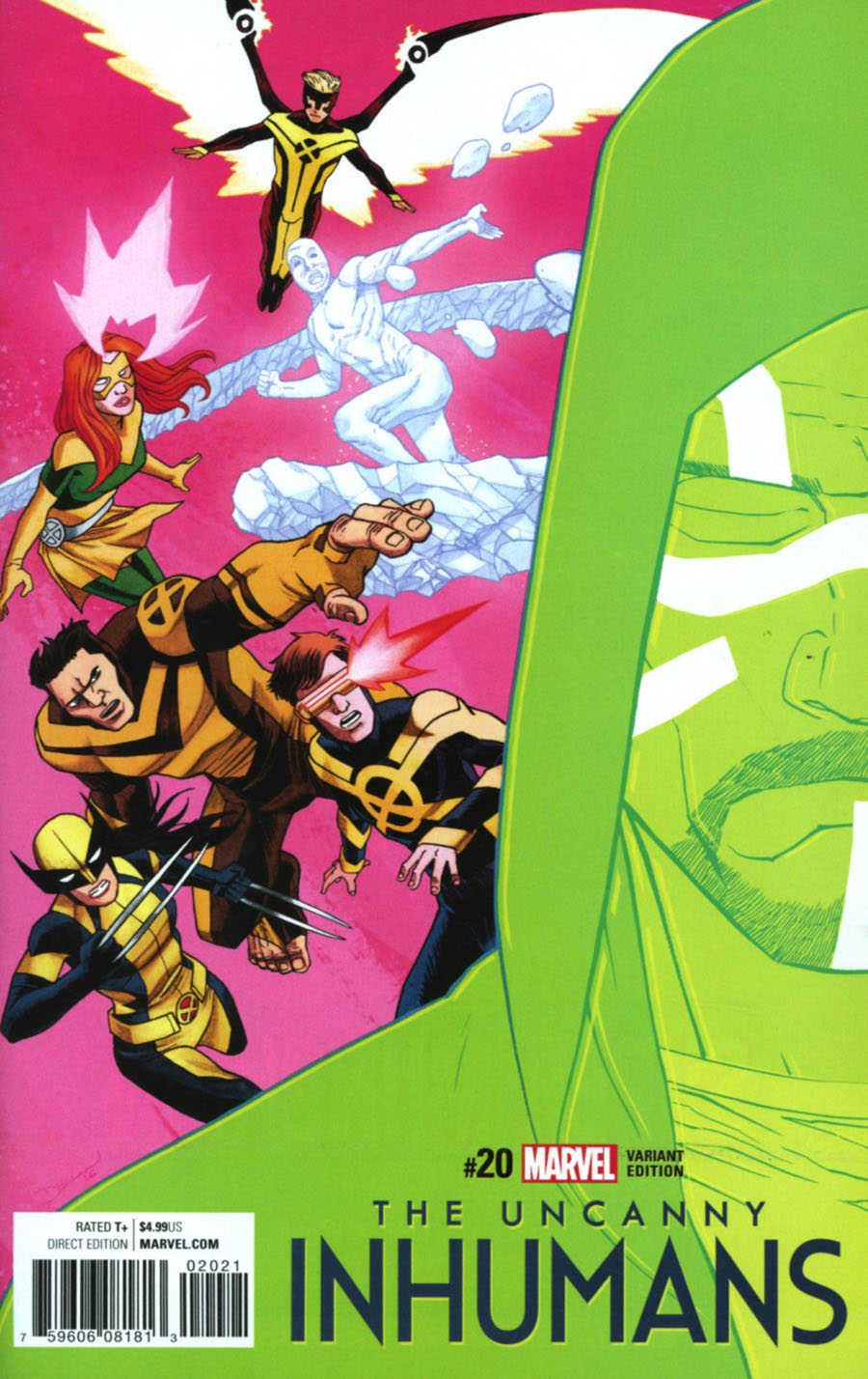 Uncanny Inhumans #20 Cover B Incentive Declan Shalvey & Jordie Bellaire IvX Variant Cover (Inhumans vs X-Men Tie-In)
