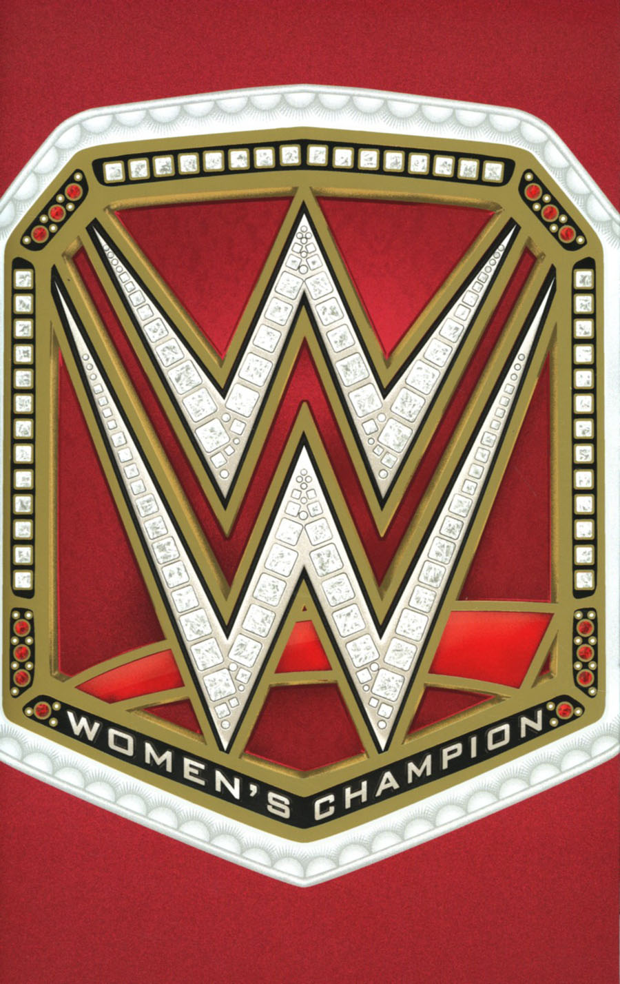 WWE #3 Cover G Incentive WWE Raw Womens Championship Title Belt Foil Gatefold Virgin Variant Cover