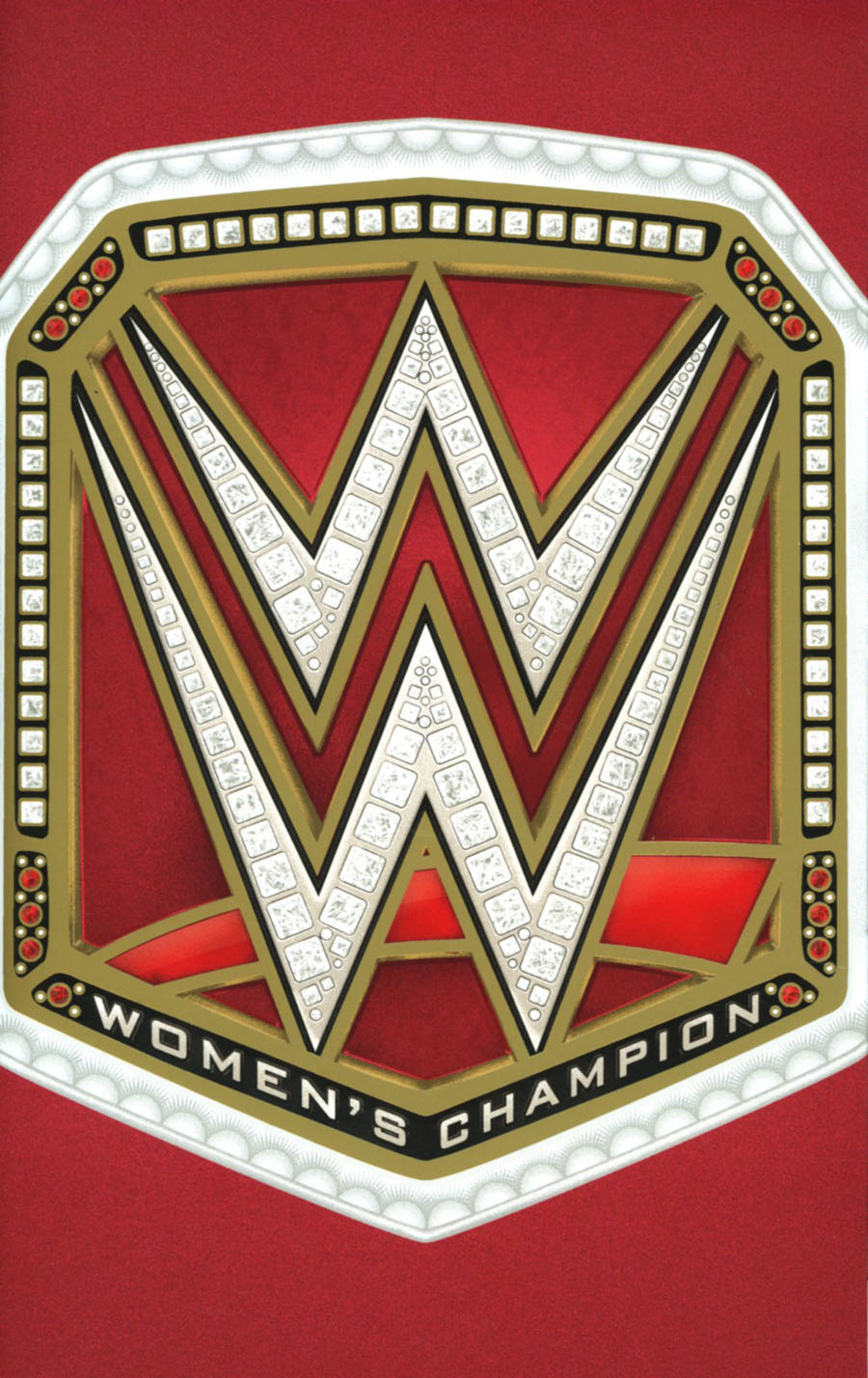 WWE #3 Cover G Incentive WWE Raw Womens Championship Title Belt Foil Gatefold Virgin Variant Cover