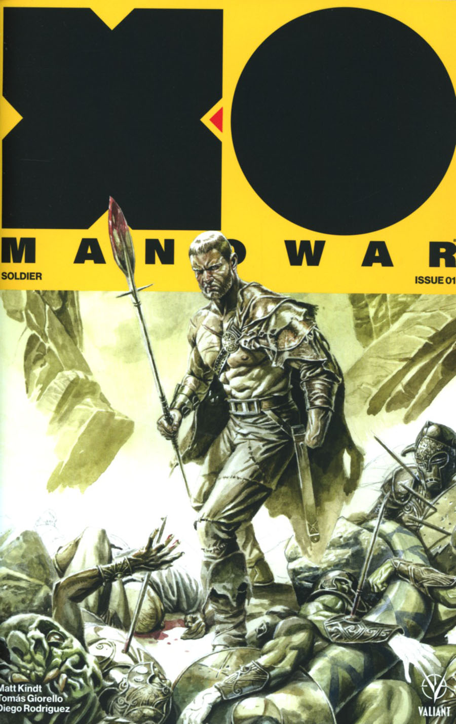 X-O Manowar Vol 4 #1 Cover E Incentive JG Jones X-O Manowar Icon Variant Cover