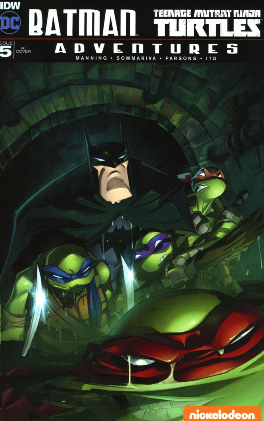 Batman Teenage Mutant Ninja Turtles Adventures #5 Cover C Incentive Jeff Matsuda Variant Cover