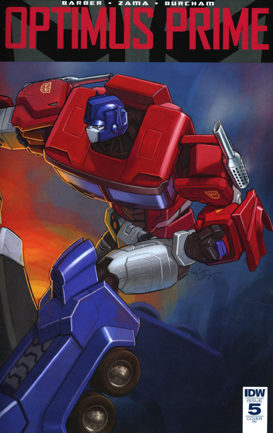 Optimus Prime #5 Cover D Incentive EJ Su Variant Cover