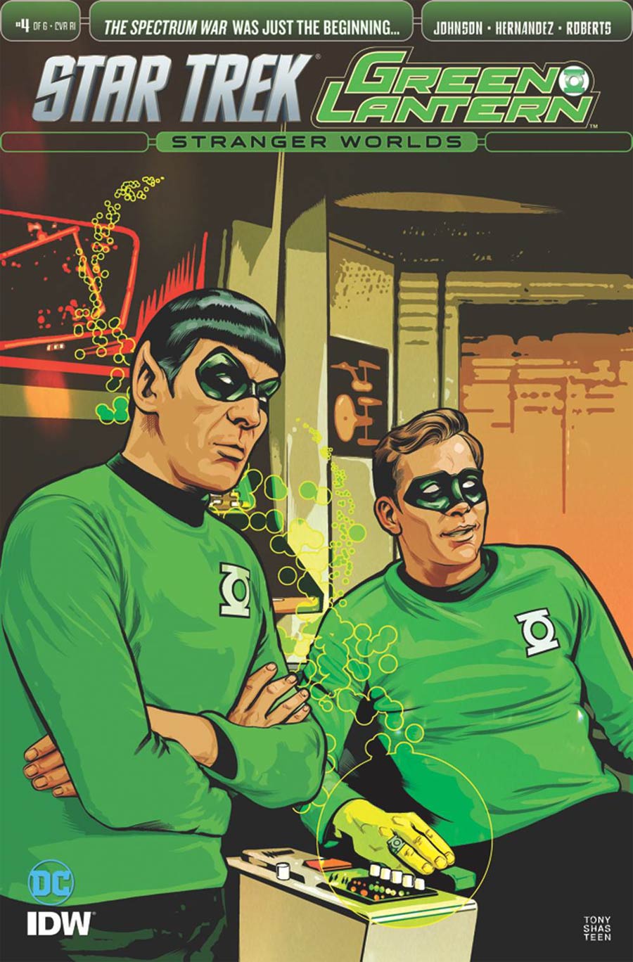 Star Trek Green Lantern Vol 2 Stranger Worlds #4 Cover C Incentive Tony Shasteen Variant Cover