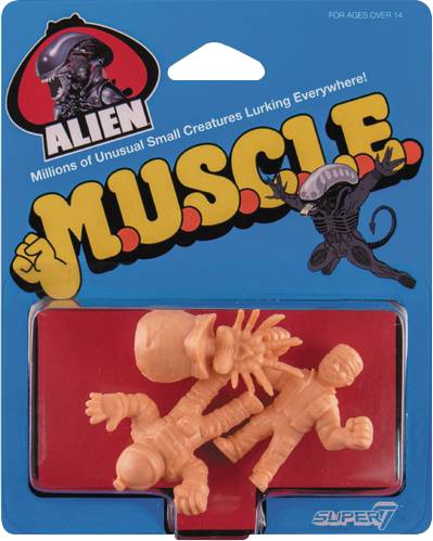Alien M.U.S.C.L.E. Figures Pack B - Alien Egg Parker Kane In Spacesuit