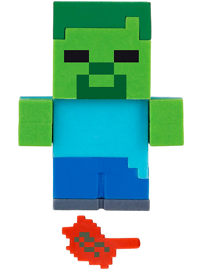 Minecraft Mine-Keshi Character Box Figure - Zombie