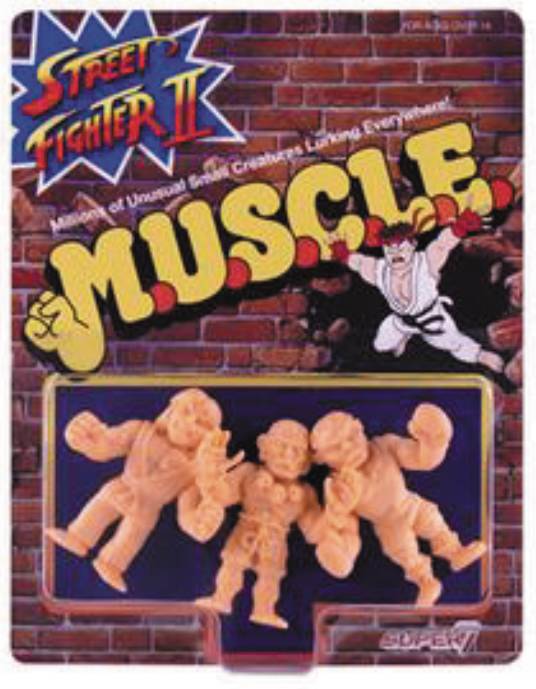 Street Fighter II M.U.S.C.L.E. Figures Pack B - Ken Dhalsim Balrog