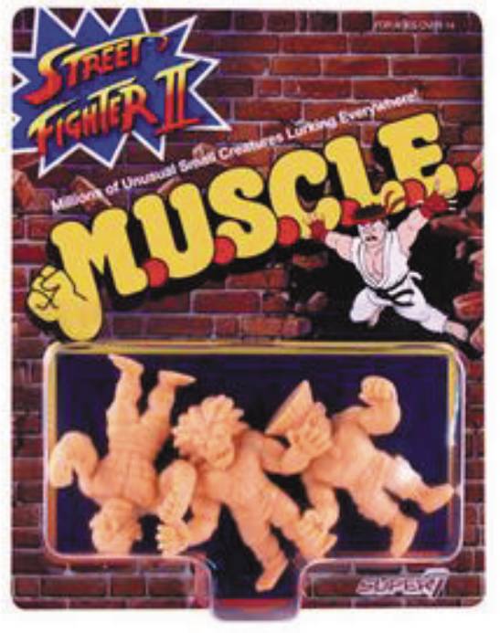 Street Fighter II M.U.S.C.L.E. Figures Pack C - Blanka Guile Sagat