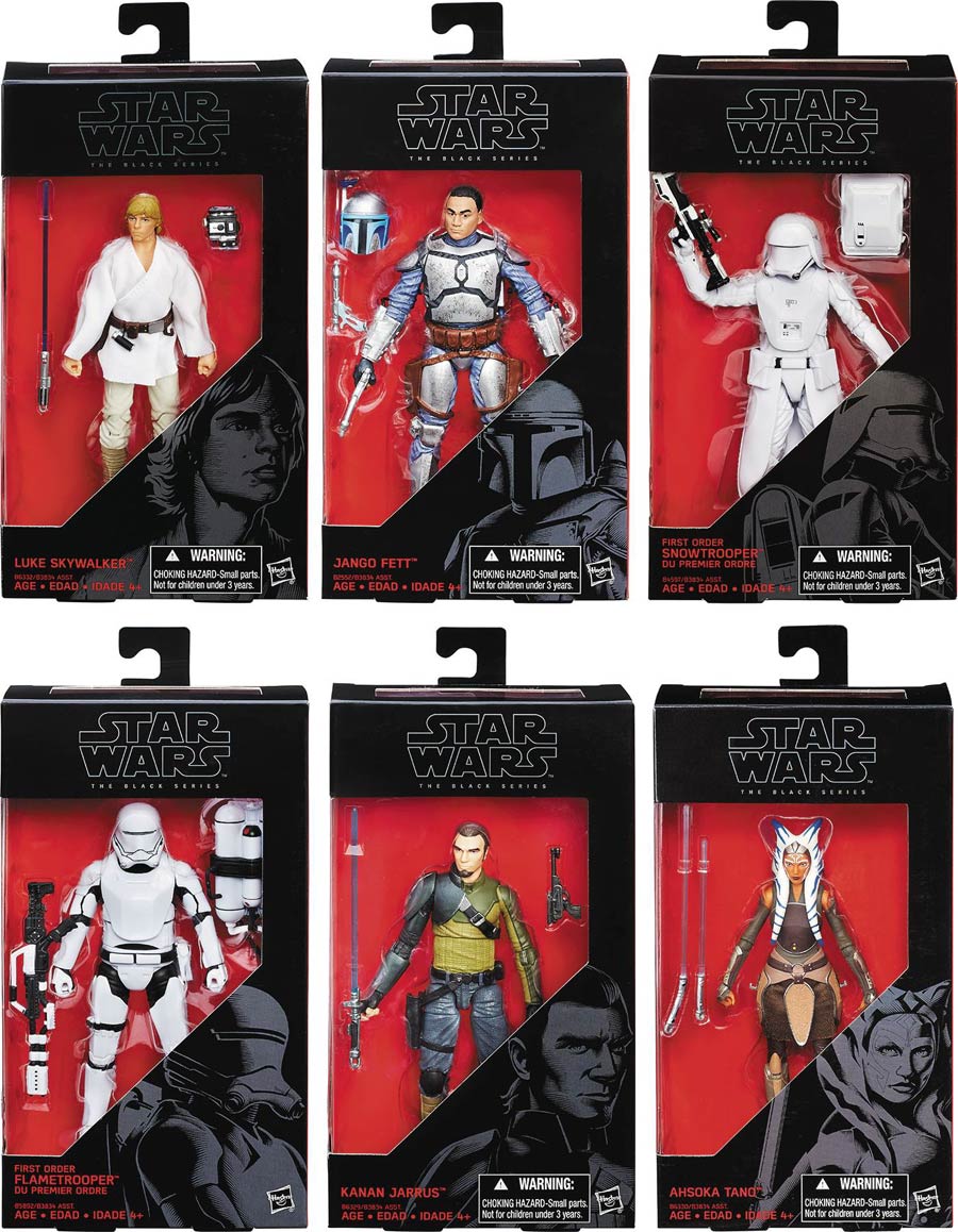 Star Wars Black Series 6-Inch Action Figure Assortment Case 201701